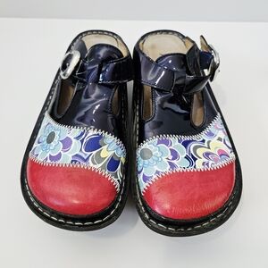 Alegria Classicdigo Zig Zag Clogs Size 38 US 8 - 8.5 Slip On Mules